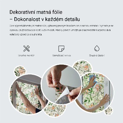 Zelfklevende anti inkijk folie glas in lood Decoratieve mandala