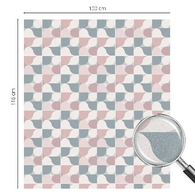 Zonwerende raamfolie Pastelpatronen