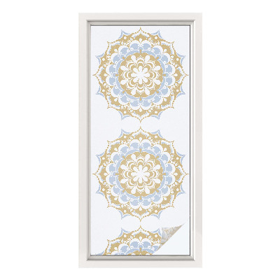 Zelfklevende raamfolie glas in lood Boho mandala's