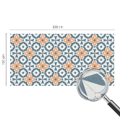 Zelfklevende anti inkijk folie glas in lood Mozaïekbloemen