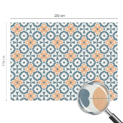 Zelfklevende anti inkijk folie glas in lood Mozaïekbloemen