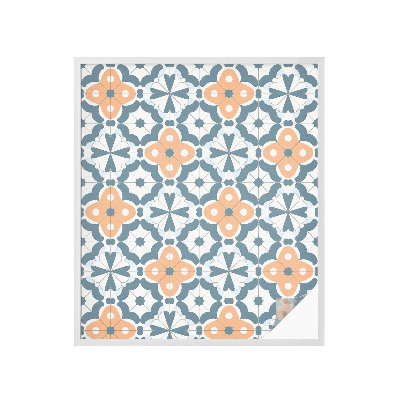 Zelfklevende anti inkijk folie glas in lood Mozaïekbloemen