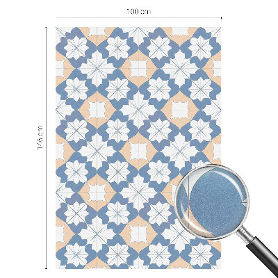 Zelfklevende raamfolie glas in lood Symmetrische patronen