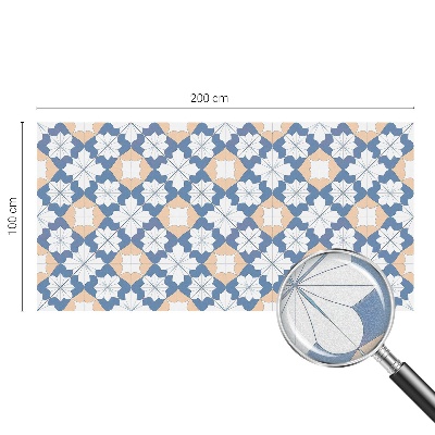 Zelfklevende raamfolie glas in lood Symmetrische patronen