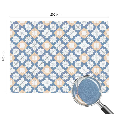 Zelfklevende raamfolie glas in lood Symmetrische patronen