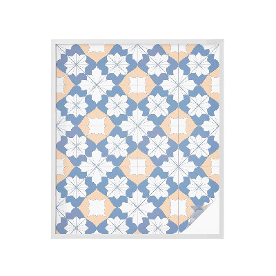 Zelfklevende raamfolie glas in lood Symmetrische patronen