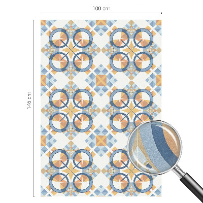 Zelfklevende anti inkijk folie glas in lood Geometrisch patroon