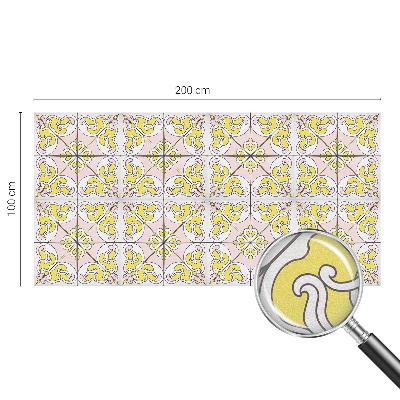 Zonwerende raamfolie glas in lood Abstracte bloemen