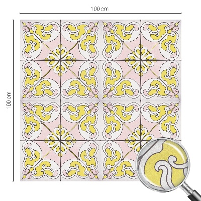 Zonwerende raamfolie glas in lood Abstracte bloemen