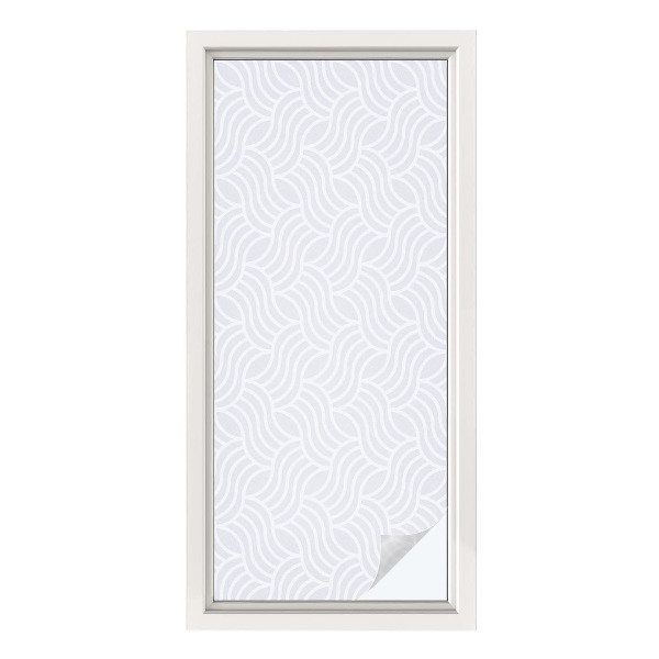 Anti inkijk raamfolie Golven van harmonie