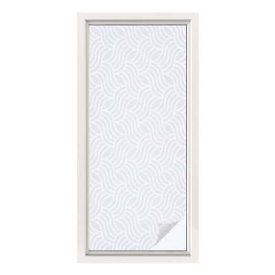 Anti inkijk raamfolie Golven van harmonie