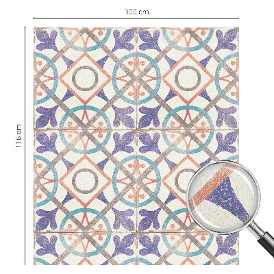 Zonwerende raamfolie glas in lood Kleurrijke mozaïeken