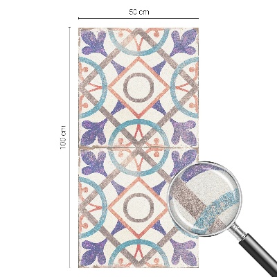 Zonwerende raamfolie glas in lood Kleurrijke mozaïeken