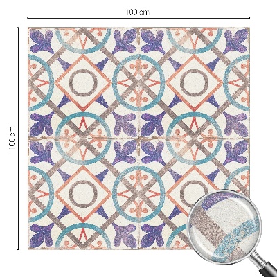 Zonwerende raamfolie glas in lood Kleurrijke mozaïeken