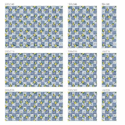 Anti inkijk raamfolie Citroenpatroon