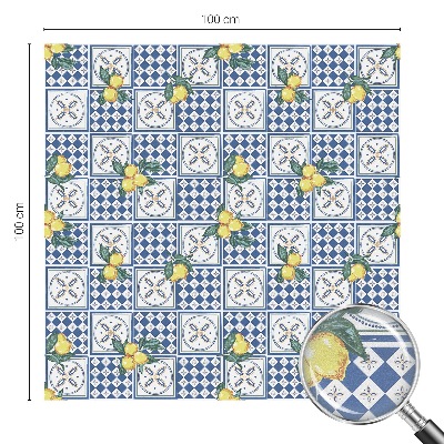 Anti inkijk raamfolie Citroenpatroon