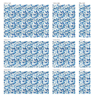 Zonwerende raamfolie Tegelspel