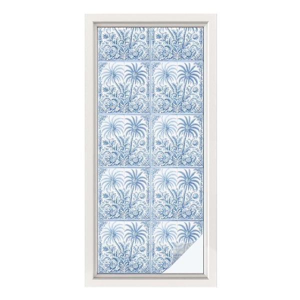 Anti inkijk raamfolie Tropisch landschap