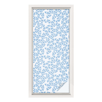Zonwerende raamfolie glas in lood Geometrische patronen