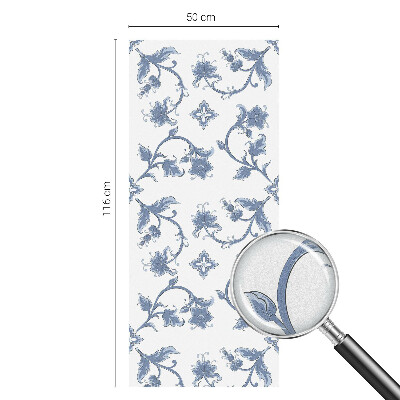 Zonwerende raamfolie Bloemenornament