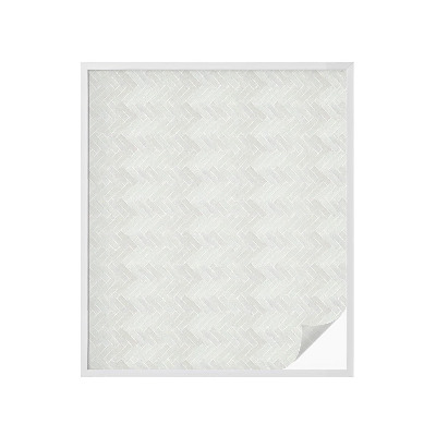 Zonwerende raamfolie glas in lood Grijze visgraat