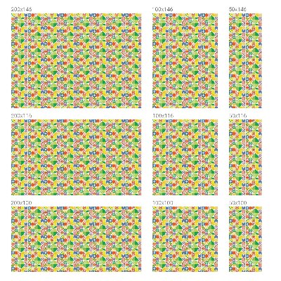 Zelfklevende raamfolie glas in lood Kleurrijke vruchten