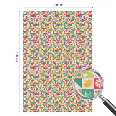 Anti inkijk raamfolie Kleurrijke abstractie