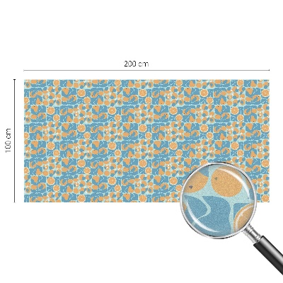 Anti inkijk raamfolie Visachtige citrus