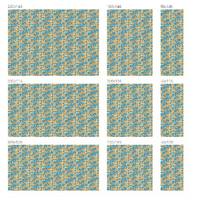 Anti inkijk raamfolie Visachtige citrus