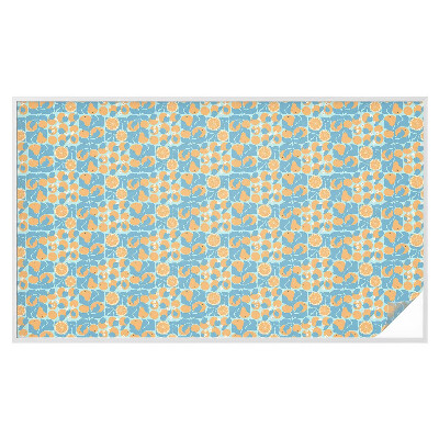 Anti inkijk raamfolie Visachtige citrus