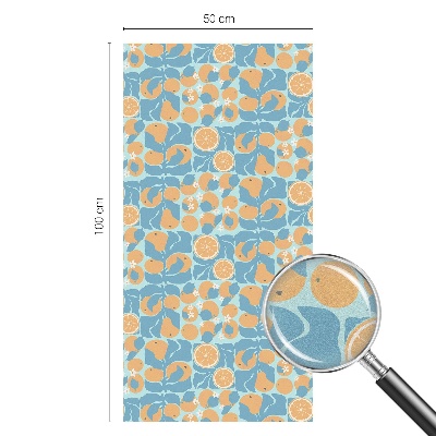 Anti inkijk raamfolie Visachtige citrus