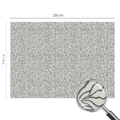 Zelfklevende anti inkijk folie glas in lood Bladeren bloemen