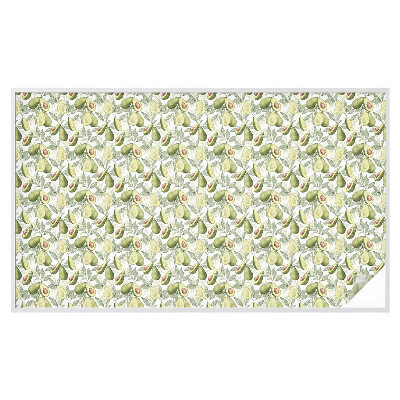 Zonwerende raamfolie glas in lood Avocadobladeren