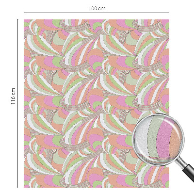 Zonwerende raamfolie Kleurrijke zigzag