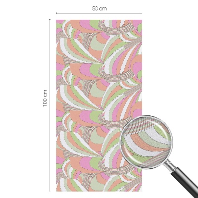 Zonwerende raamfolie Kleurrijke zigzag