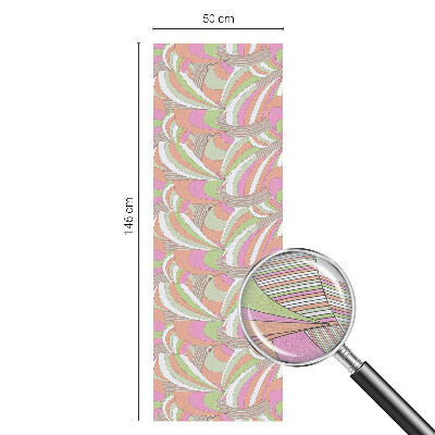Zonwerende raamfolie Kleurrijke zigzag