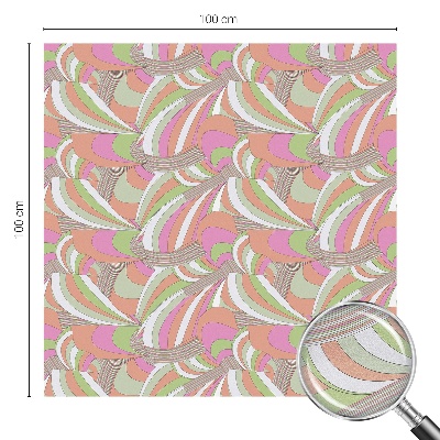 Zonwerende raamfolie Kleurrijke zigzag