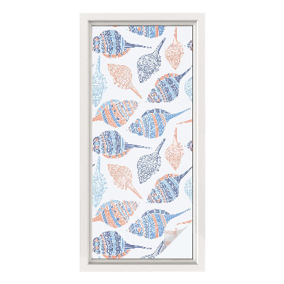 Anti inkijk raamfolie Zeeschelpen