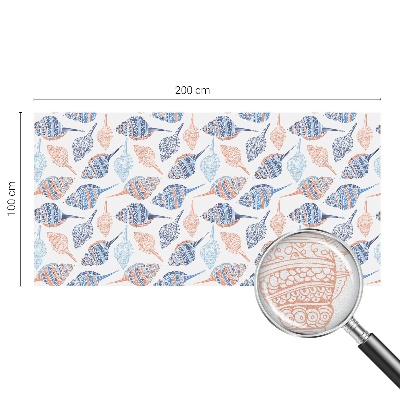 Anti inkijk raamfolie Zeeschelpen