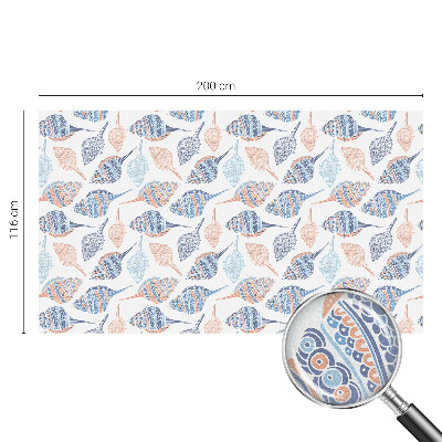 Anti inkijk raamfolie Zeeschelpen