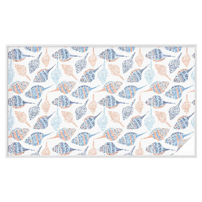 Anti inkijk raamfolie Zeeschelpen