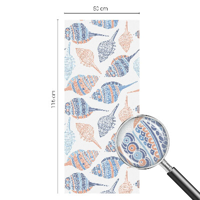 Anti inkijk raamfolie Zeeschelpen