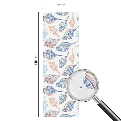 Anti inkijk raamfolie Zeeschelpen