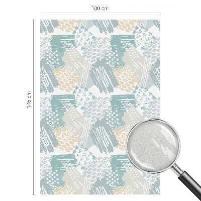 Zonwerende raamfolie glas in lood Abstracte mozaïek