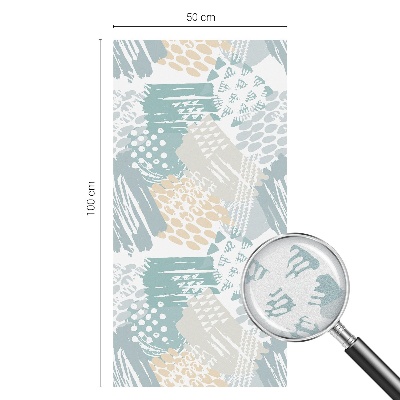 Zonwerende raamfolie glas in lood Abstracte mozaïek