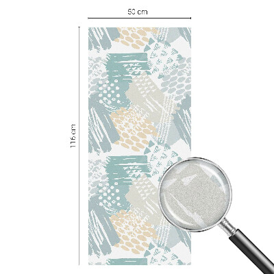 Zonwerende raamfolie glas in lood Abstracte mozaïek