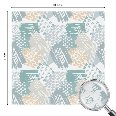 Zonwerende raamfolie glas in lood Abstracte mozaïek