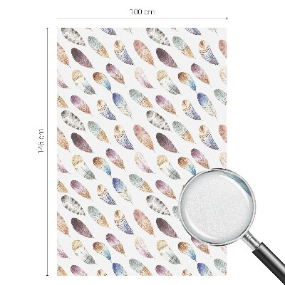 Zonwerende raamfolie Boho veren