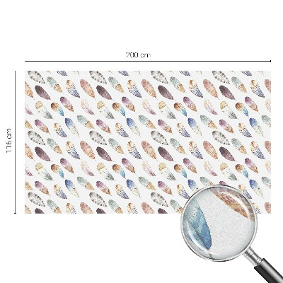 Zonwerende raamfolie Boho veren