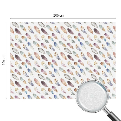 Zonwerende raamfolie Boho veren